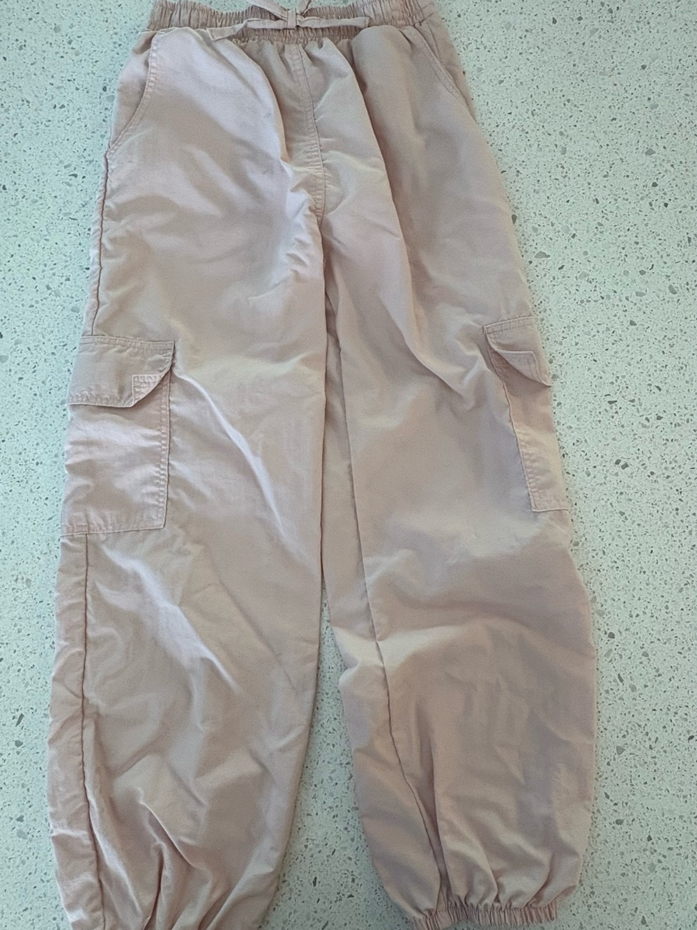 Art Class Cargo Jogger Style Pants in Light Pink, Size 8